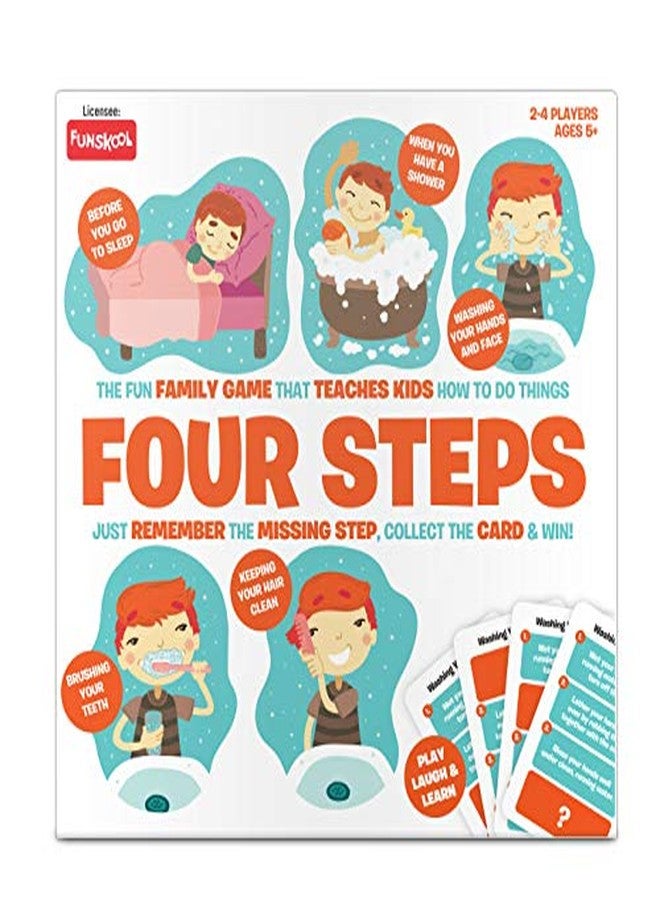 Funskool Four Steps-A Simple Game for Daily Routine|Multicolor, Family, Kid - Image 2